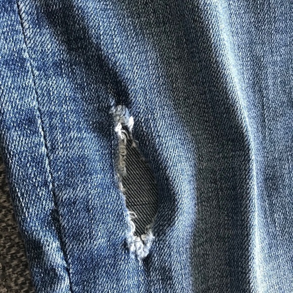 Seven7 Bootcut Distressed Jeans - Picture 10 of 10